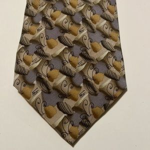 J. Garcia Birdland Collection Fourteen Silk Tie